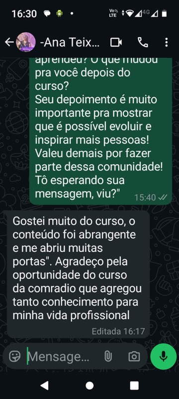 Depoimento Ana Teixeira